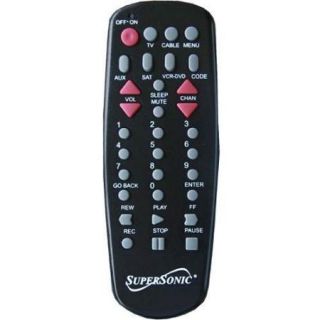 Supersonic SC 27 Universal Remote Control   For TV, Auxiliary, VCR, Satellite Box, Cable Box