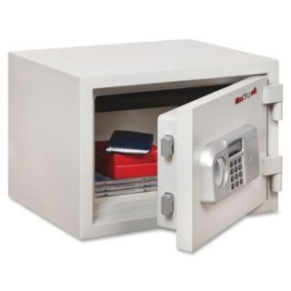 Fireking .53 Cubic Capacity One hour Fire Safe   0.53 Ft   Electronic, Programmable Lock Lock Bolt[s]   11.8" X 16.5" X 14"   White (KF08121WHE)