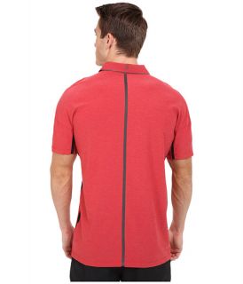 Nike Golf Tiger Woods Velocity Woven Solid Polo Gym Red/Black/Reflect Black