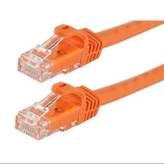 14FT FLEXboot Series 24AWG Cat5e 350MHz UTP Bare Copper Ethernet Network Cable   Orange (11250)