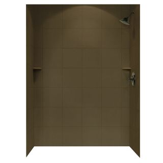 Swanstone Acorn Solid Surface Shower Wall Surround Side and Back Panels (Common: 62 in x 36 in; Actual: 72.5 in x 62 in x 36 in)