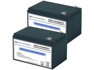 Powerwarehouse APC Back UPS Pro BP650SC UPS Battery   Premium Powerwarehouse 12V Lead Acid Battery Catridge #4 (2 Pack)
