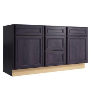 Cardell Boden 60 in. W x 31 in. H Vanity Cabinet Only in Ebon Smoke VSB602131.3.AF5M7.C64M