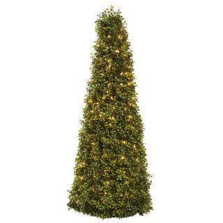 Pre lit 39 inch Boxwood Cone Tree   15675687   Shopping