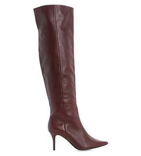 DUNE   Sylver leather over the knee boots