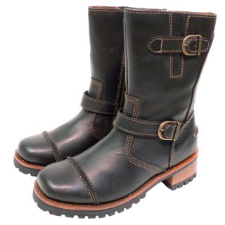 Harley Davidson Womens Leather Motorcycle Boots  