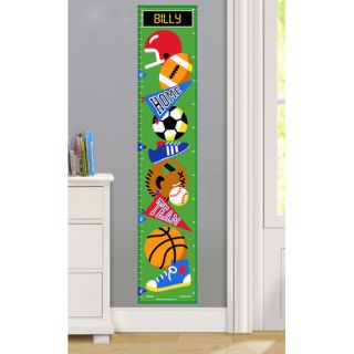 Game On Personalized Peel and Stick Growth Chart