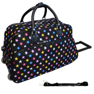 World Traveler Stars 21 inch Carry on Rolling Duffle Bag   17573368