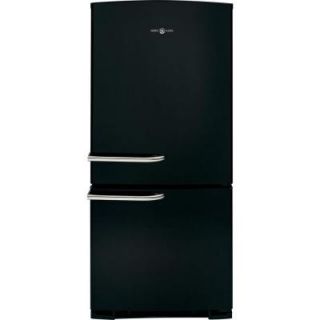 GE Artistry 29.75 in. W 20.3 cu. ft. Bottom Freezer Refrigerator in Black ABE20EGHBS