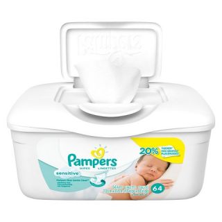 Pampers Baby Wipes Sensitive 64 ct