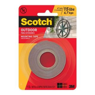3M Scotch 1 in. x 1.66 yds. Outdoor Mounting Tape 411DC SF