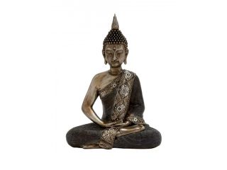BENZARA 44247 Most Unique Polystone Sitting Buddha
