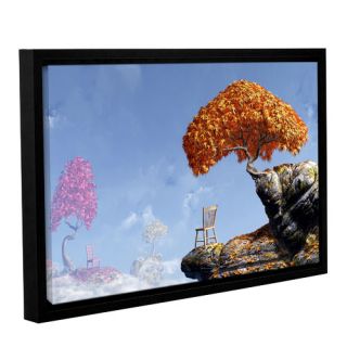 ArtWall Leaf Peepers by Cynthia Decker Gallery Wrapped Floater Framed