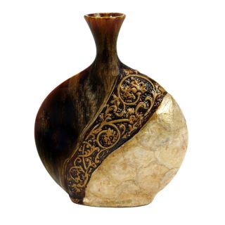Ceramic Decorative 17 inch Shell Vase