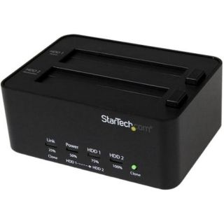 StarTech USB 3.0 to 2.5"/3.5" SATA Hard Drive Docking Station and Standalone Duplicator