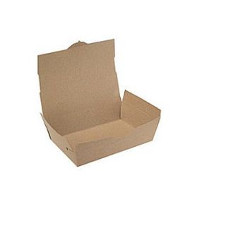 SCT 1 lb ChampPak Carryout Boxes in Brown