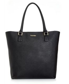 Calvin Klein On My Corner Saffiano Tote   Handbags & Accessories