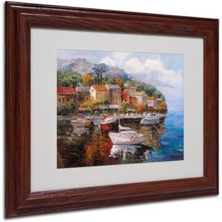 Trademark Fine Art 'At Sea' Matted Framed Art by Joval