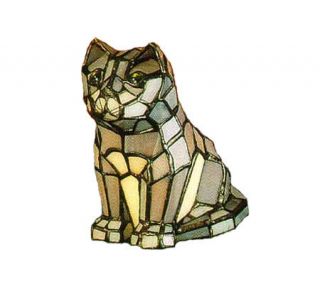 Tiffany Style Cat Accent Lamp —