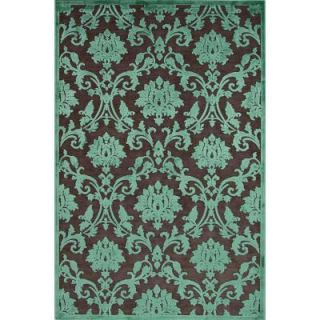 Home Decorators Collection Machine Made Iron 2 ft. x 3 ft. Floral Area Rug RUG121761