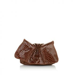 Chi by Falchi Snake Embossed Leather Mini Crossbody Bag   7566193