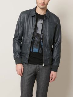 Leather Bomber Jacket by Ben Sherman
