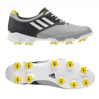 Adidas Mens Adizero One Mid Grey/Zest/Running White Golf Shoes