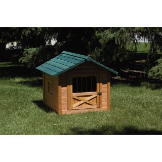 "The Stable" Wood Doghouse
