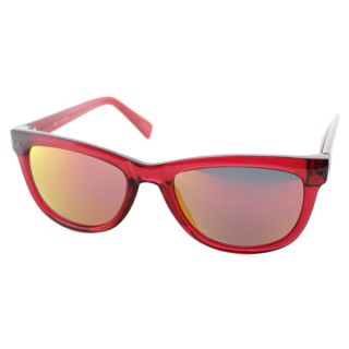 Cole Haan Womens C 6069 79 Tango Red Plastic Rectangle Sunglasses