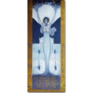 Trademark Fine Art "Woman Suffrage" Canvas Art by Vintage Apple Collection