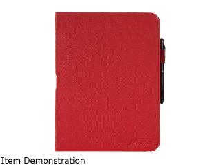 roocase Red Dual View Folio Case Cover for Samsung Galaxy Tab 4 10.1 /RC GALX10 TAB4 DV RD