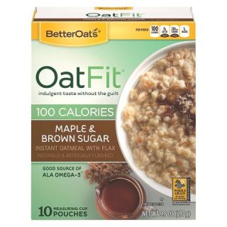 Better Oats Oat Fit Maple & Brown Sugar Whole Grain Instant Oatmeal