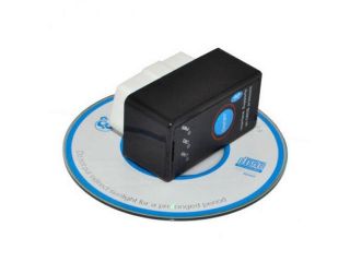 NEW Super Mini ELM327 Bluetooth OBD II OBD Can with Power Switch Software V2.1 A minimum of 327 OBD2 black with a switch ELM327 vehicle fuel consumption measurement instrument with switch