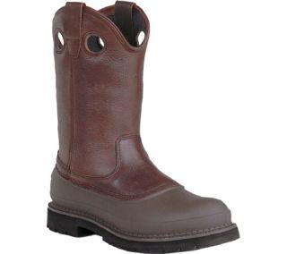 Mens Georgia Boot G56 12 Safety Toe Pull On Mud Dog Comfort Core   Soggy Brown Full Grain Leather