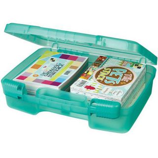 Art Bin Translucent Teal Quick View Carrying Case   13484485