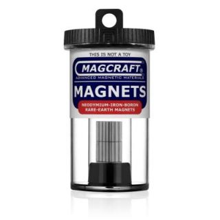Magcraft Rare Earth 1/8 in. x 1/2 in. Rod Magnet (30 Pack) NSN0578