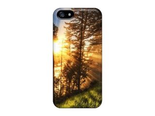 DiT18833Vwng Cases Covers Protector For Iphone 5/5s Sunset Between Trees Cases