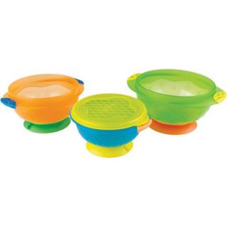 Munchkin Stay Put Suction Bowls, 3 count