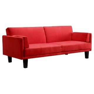 Metro Futon Sofa Bed   Red