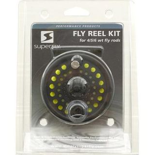 SuperFly Fly Reel Kit with Line, 4/5/6
