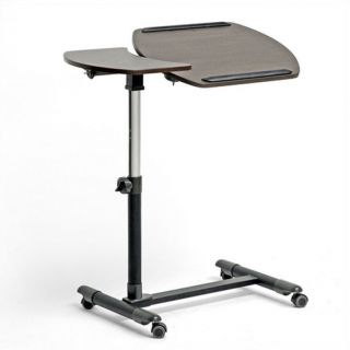 Baxton Studio Olsen Wheeled Laptop Tray Table in Dark Brown   AA 10T 1wenge desk