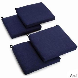 Blazing Needles All weather UV resistant Outdoor Chair Cushions (Set of 4) Papprika (REO S4)