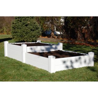 Dura Trel Inc. Split Level Rectangular Bed/Sand Box Planter
