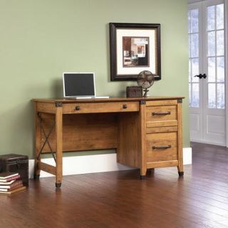 Sauder Registry Row Desk, Amber Pine