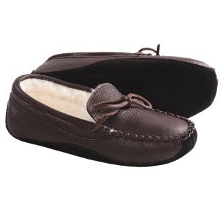 Acorn Bison Leather Slippers (For Men) 6031N 70
