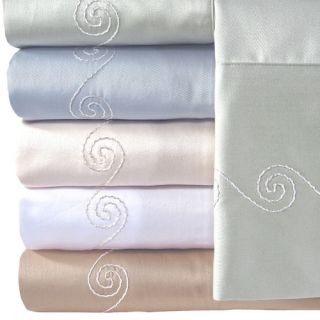 Supreme Sateen 300 Thread Count Swirl Pillowcase
