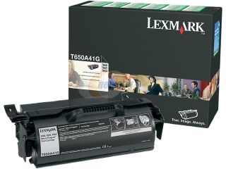 Open Box: LEXMARK T650A41G Black Toner Cartridge