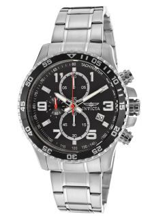 Men's Specialty Chronograph Black Textured Dial Stainless Steel