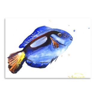 Coral Fish by Suren Nersisyan Painting Print in Blue by Americanflat