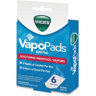Vicks Soothing Menthol VapoPads, 12 Pack